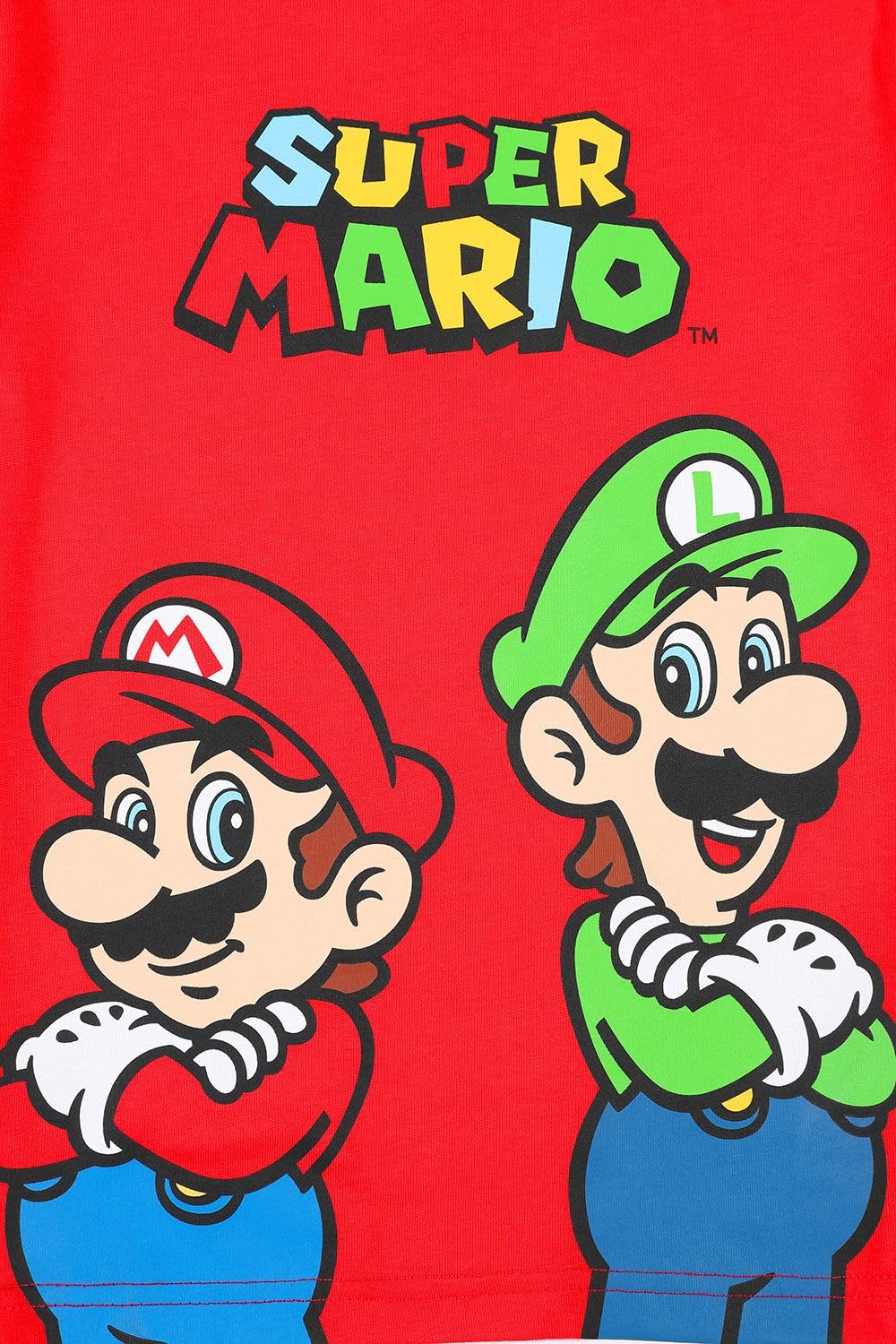 Super Mario & Luigi Boys Pajama Set - Nintendo Licensed Character Sleepwear for Kids - Perfect for Birthday Gifts, Sleepovers & Mario Themed Parties