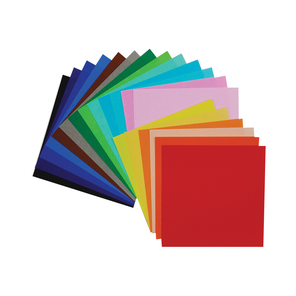 Premium Origami Paper Kit - 100 Sheets, 20 Vibrant Colors, 5 7/8 Inches (15cm) - Perfect for DIY Crafts, Gift Wrapping & Japanese Paper Art Projects