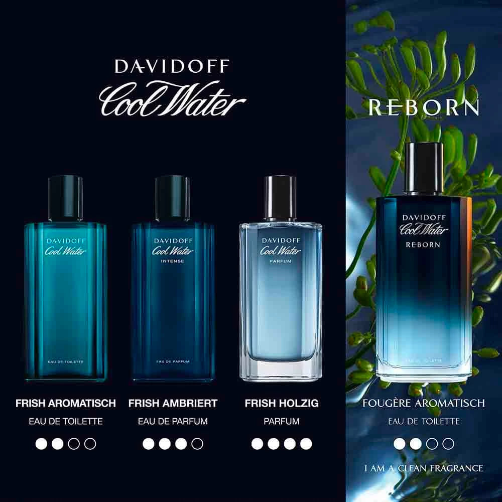Cool Water Intense 4.2 oz Eau de Parfum for Men - Fresh Aquatic Cologne for Day & Night Wear, Work & Special Occasions