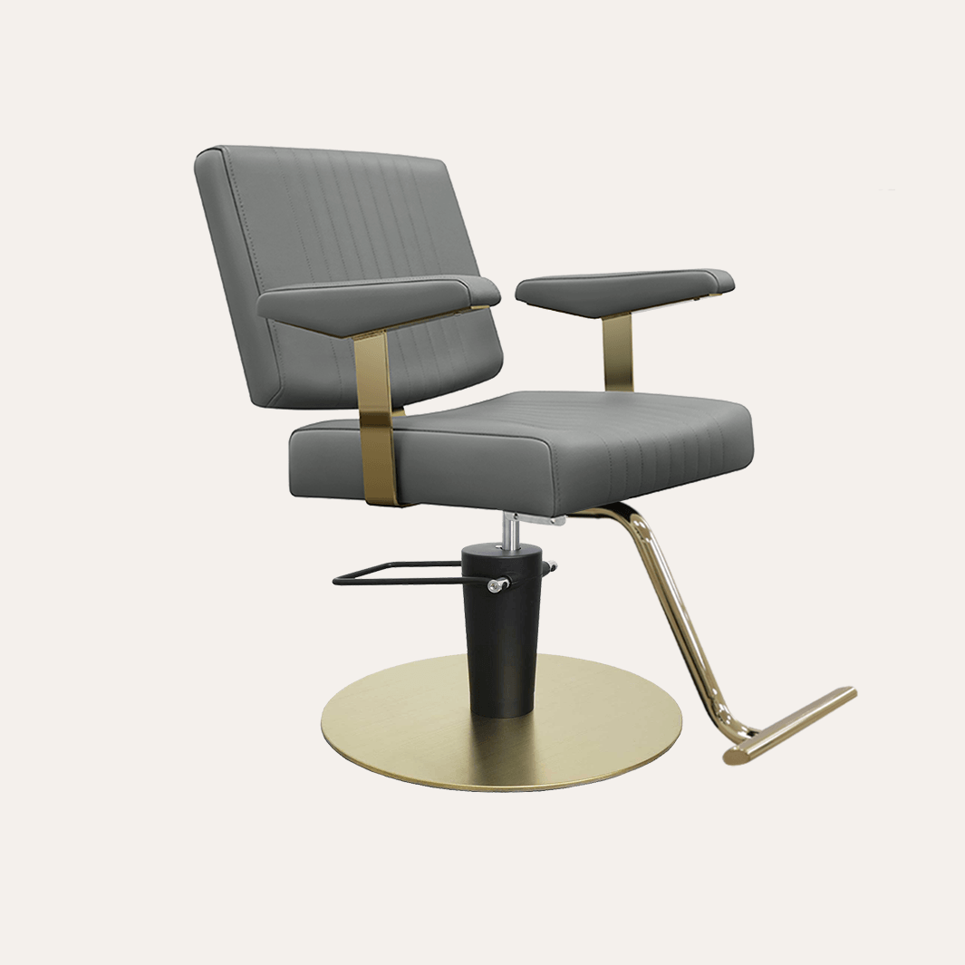 ATHENA Professional Salon Chair - Adjustable Hydraulic Styling Chair for Hairdressers & Barbers - Perfect for Salons, Barber Shops & Home Use
