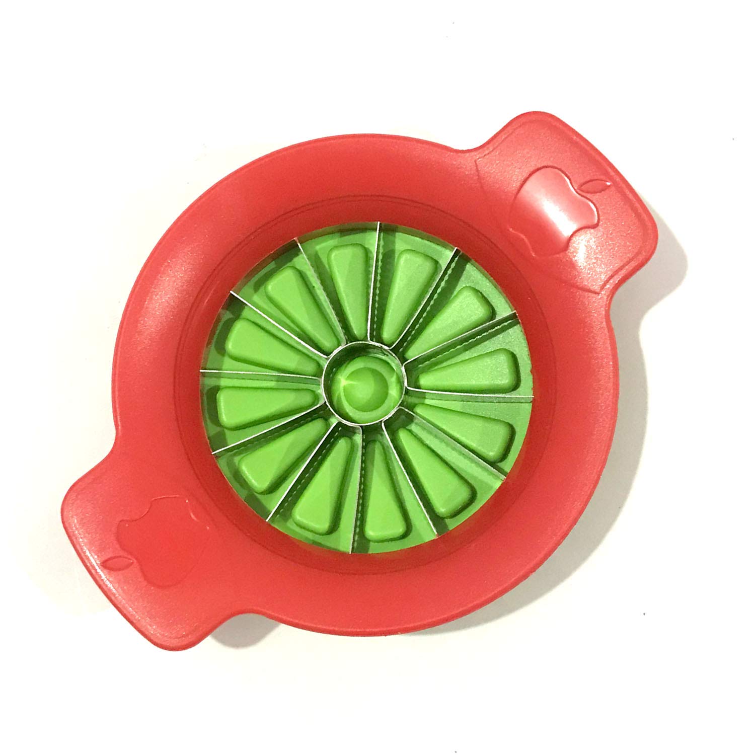 Premium Stainless Steel Apple Slicer - 12 Sharp Serrated Blades for Effortless Cutting | Corer, Cutter, Divider & Wedger | Perfect for Fruit Salads, Baking, Snack Prep & Healthy Eating