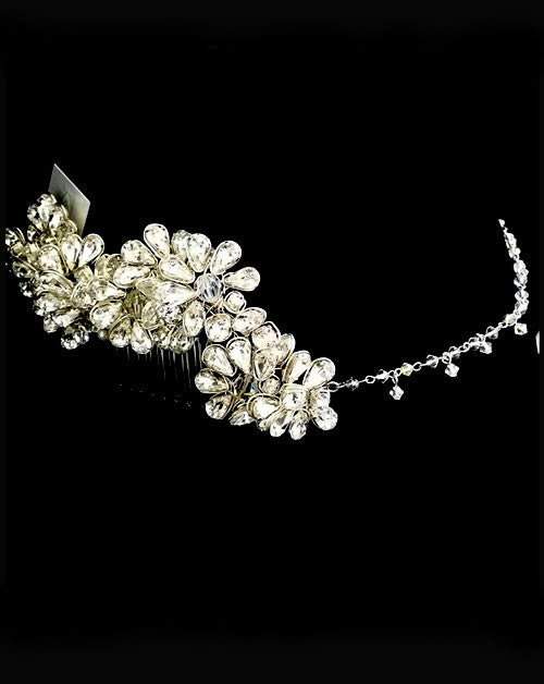 Elegant Bridal Crystal Headpiece – Divine Wedding Hair Jewelry by Kezani | Perfect for Brides, Prom & Special Occasions