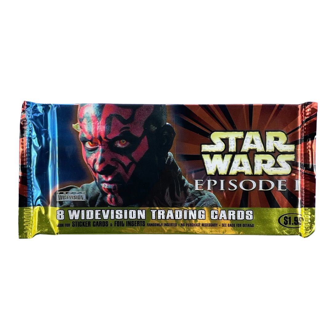 Topps Star Wars Episode I Super Wide Movie Trading Cards - Collectible Limited Edition Pack for Fans & Enthusiasts | Perfect for Display, Gifts, and Memorabilia Collections