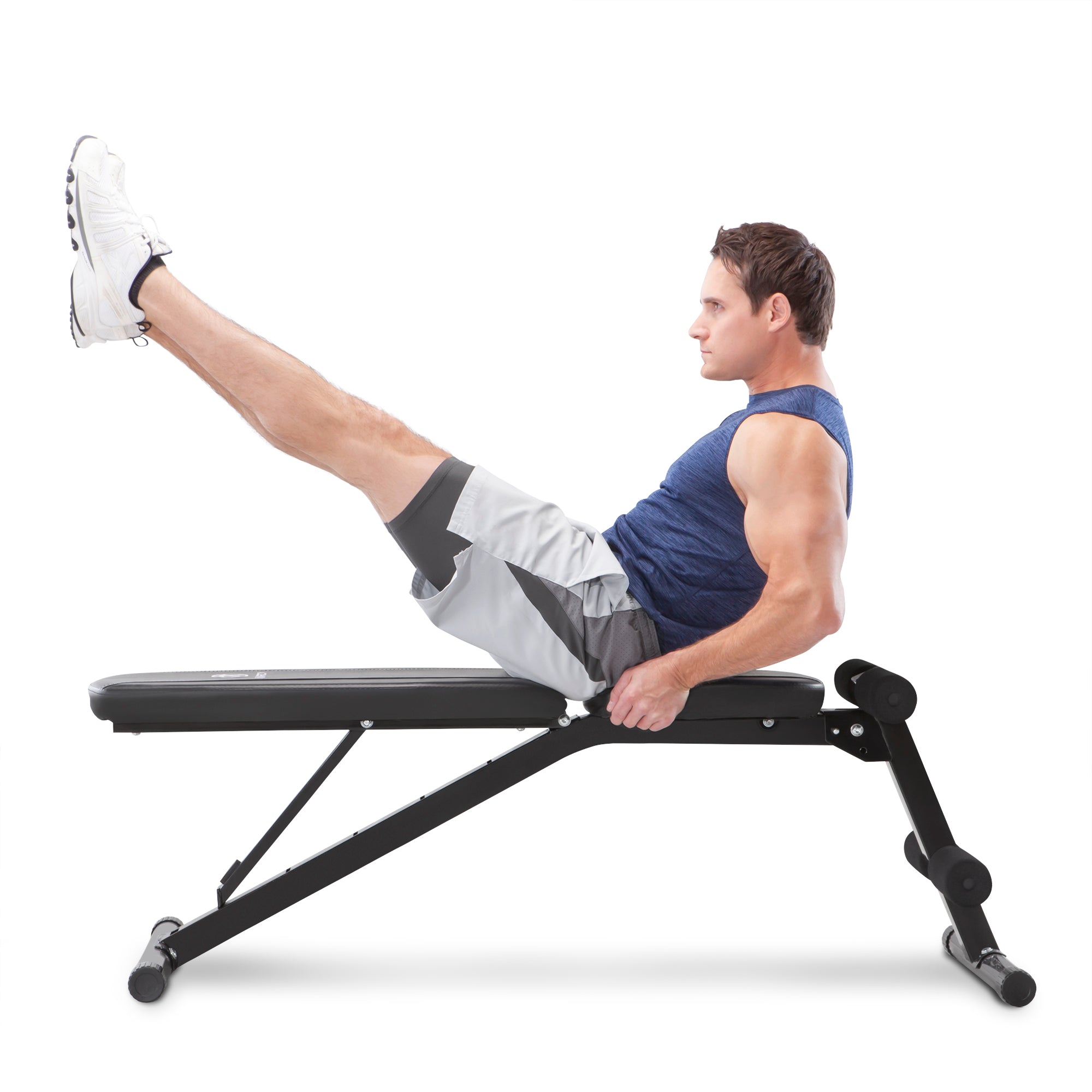 Marcy SB 10115 Adjustable Weight Bench for Home Gym - Multi-Functional Utility Workout Bench for Strength Training, Full Body Exercises - Perfect for Home Fitness & Small Space Workouts