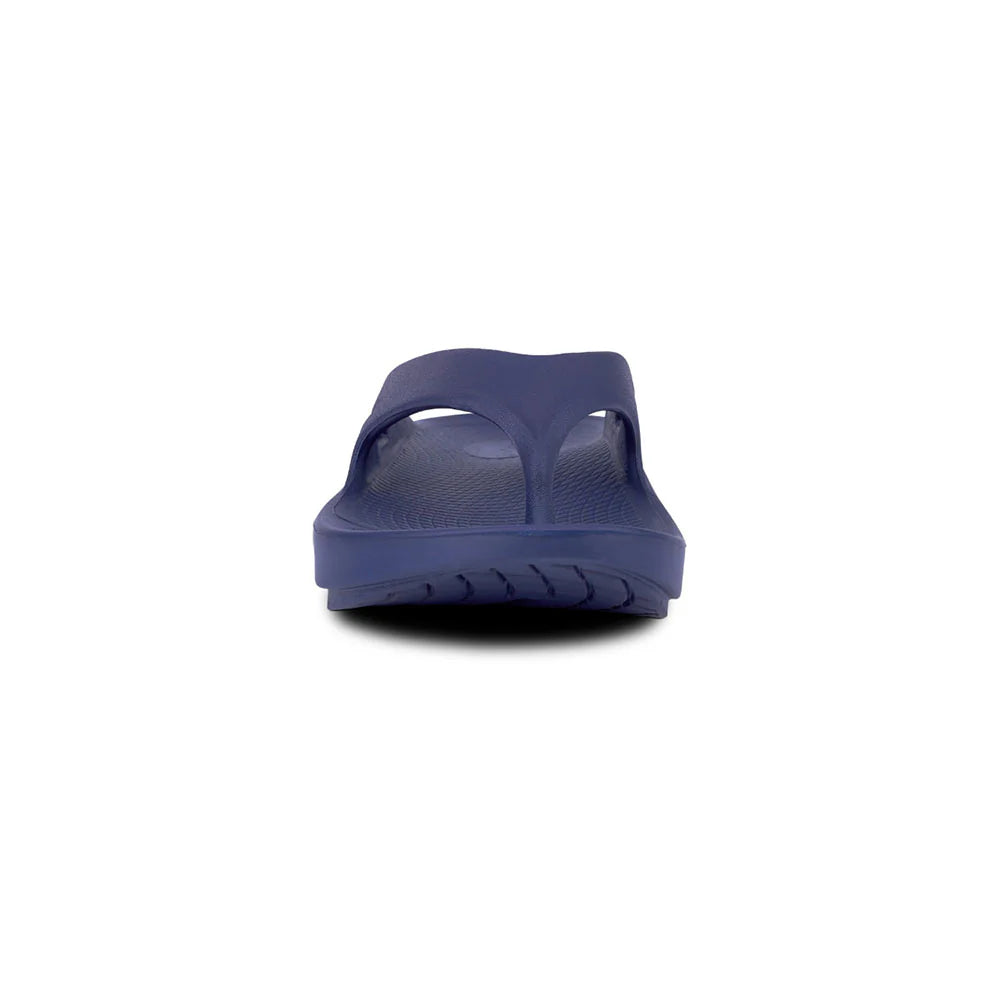 OOFOS Unisex Original Recovery Sandals - Navy Blue | Comfortable & Supportive Footwear for Post-Workout, Running, or Everyday Wear