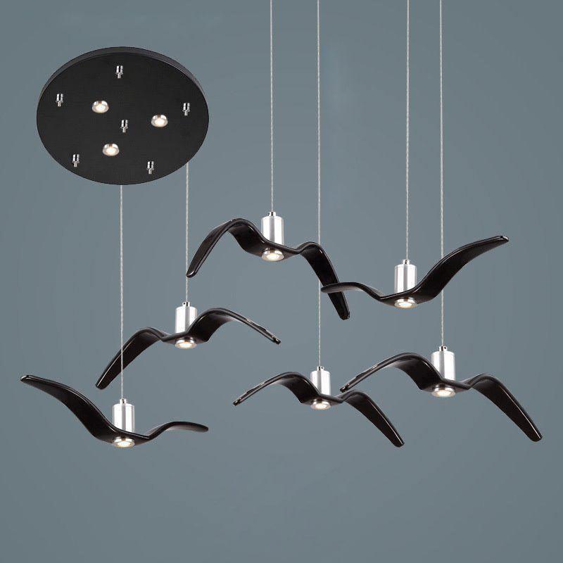 Aviara Modern LED Pendant Light Fixture - Dimmable Hanging Chandelier for Kitchen Island, Dining Room & Bedroom Lighting