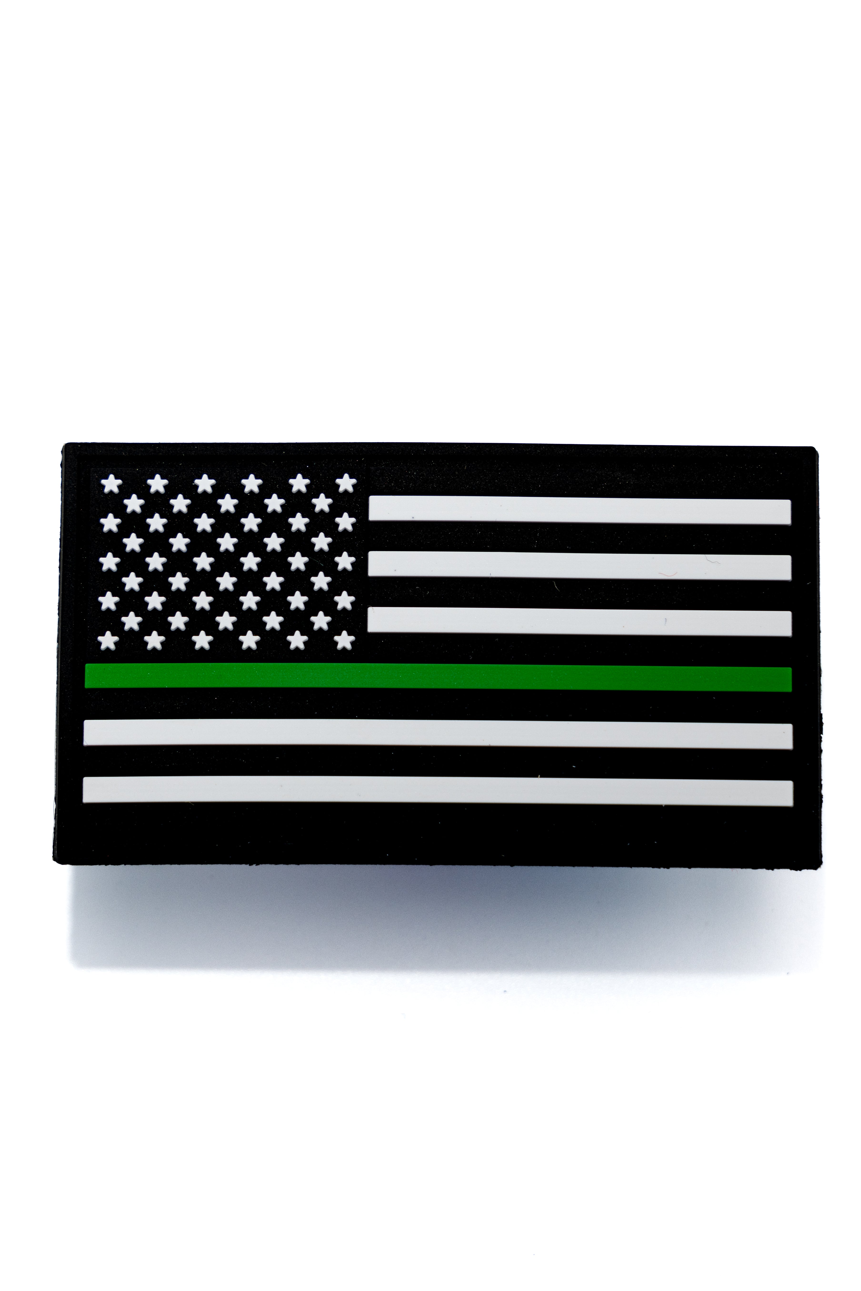 American Flag Thin Green Line Cowboy Snapback Hat - 6 Panel Adjustable Baseball Cap for Police, Military & First Responders - Patriotic Outdoor & Casual Wear