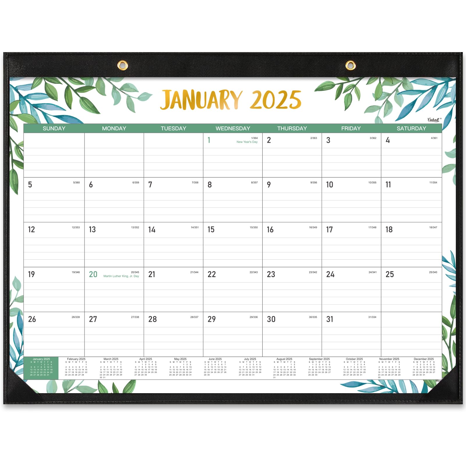 2025-2026 Large 18-Month Desk Calendar (22