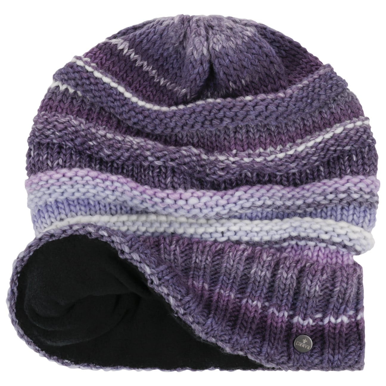 Lierys Bernardo Beanie - Fleece-Lined Winter Hat with Foldable Cuff for Men & Women - Perfect for Skiing, Snowboarding & Cold Weather Outdoor Activities