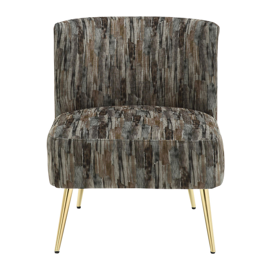 Fran Slipper Chair - Modern Accent Chair for Living Room, Bedroom & Office - Comfortable Upholstered Lounge Chair with Sturdy Wooden Legs - Perfect for Reading, Relaxing & Small Spaces