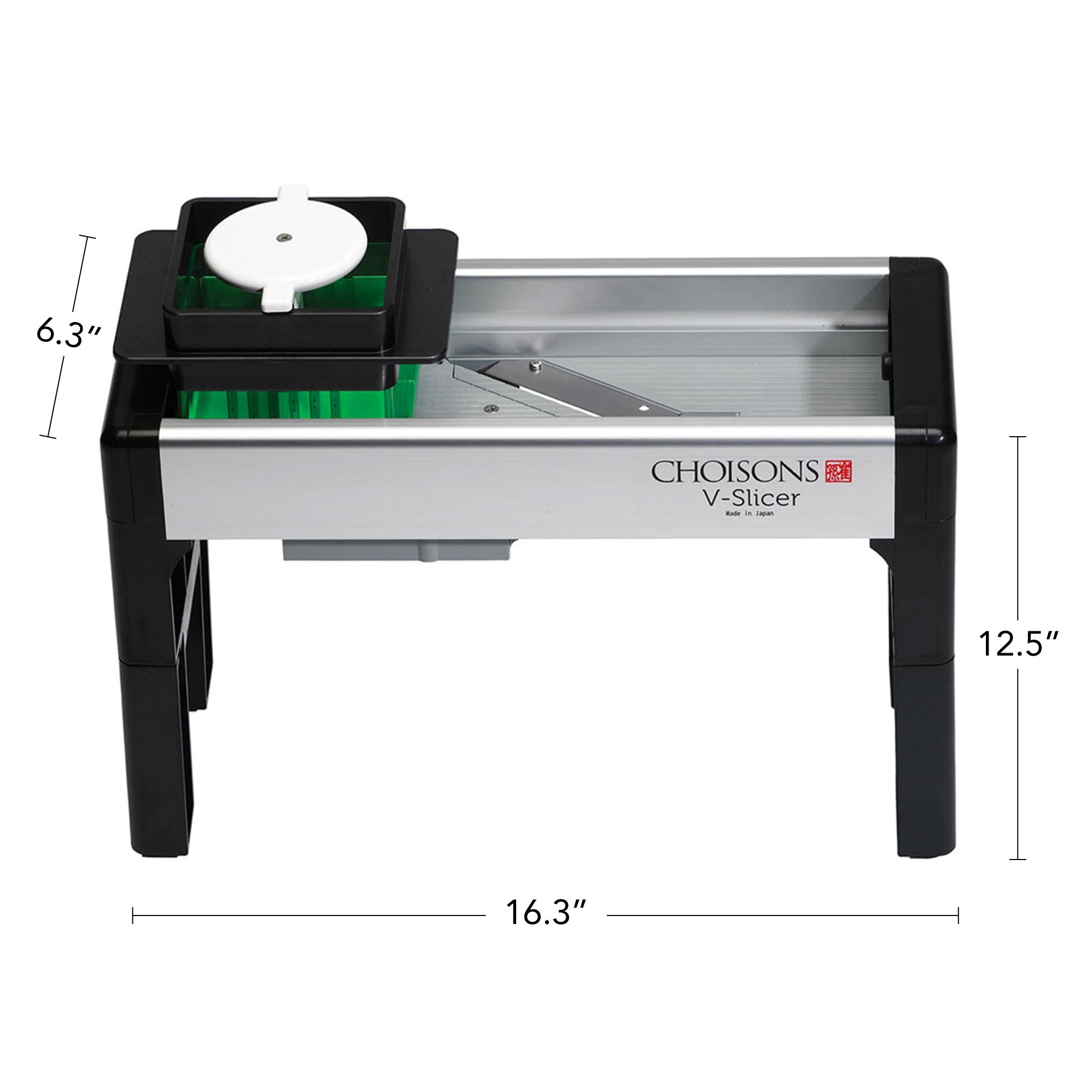 Choisons® V Slicer Precision Standing Mandoline - Professional Vegetable & Fruit Cutter for Kitchen - Perfect for Salad Prep, Garnishing & Healthy Cooking