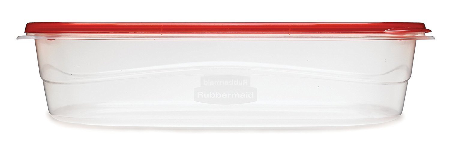 Rubbermaid TakeAlongs Food Storage Containers - 20-Piece Set, Chili Tint - Airtight BPA-Free Meal Prep Containers for Lunch, Leftovers & Pantry Organization