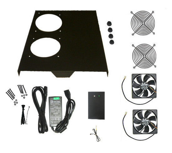 CG Comcool Laptop Cooling Stand with 120mm Thermal-Controlled Fans - Portable Cooling Pad for Gaming, Office & Home Use