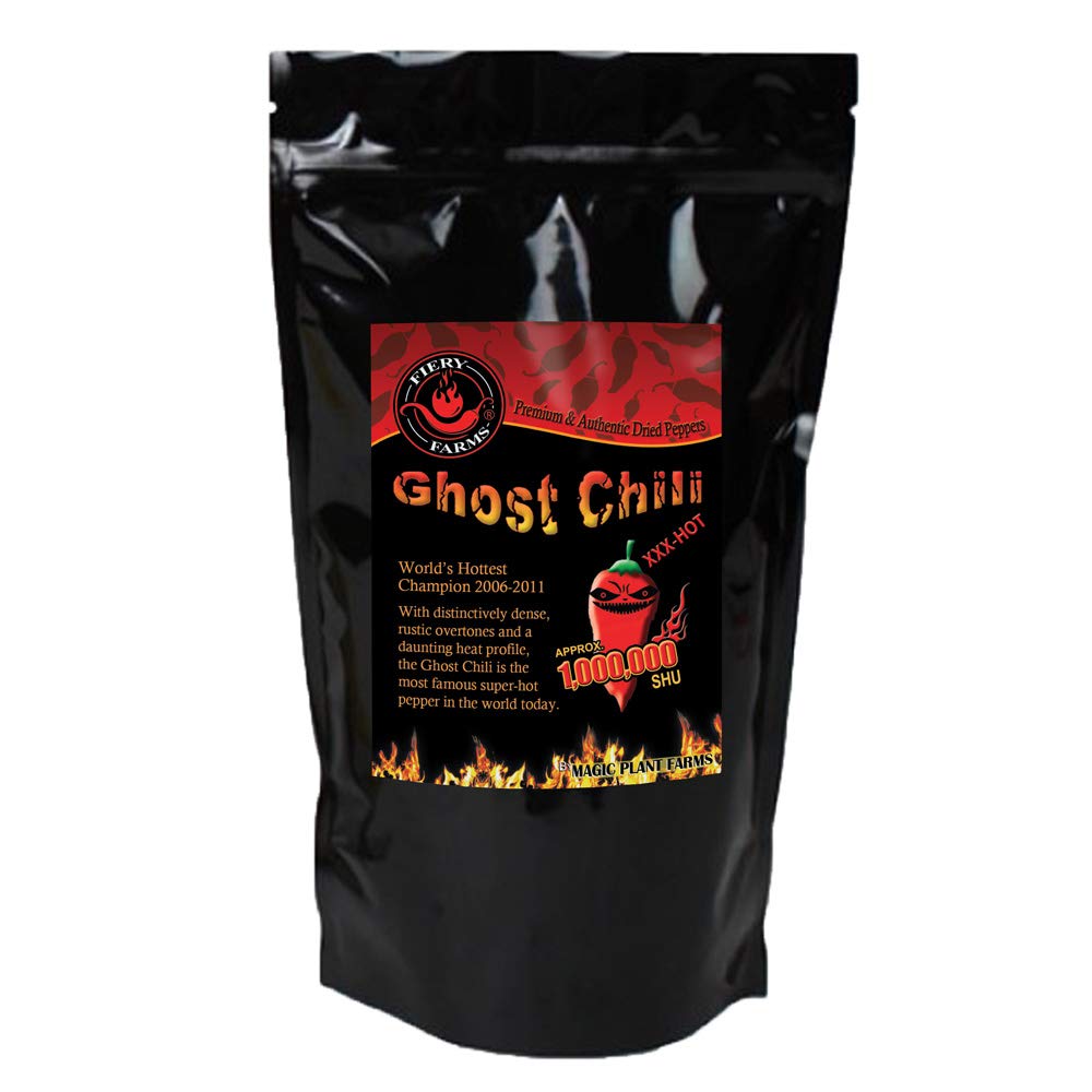 Bhut Jolokia Ghost Pepper Powder - 2oz | Super Hot Chili Spice for Cooking, BBQ, Hot Sauce & Seasoning | Authentic Ground Ghost Pepper for Spicy Food Lovers