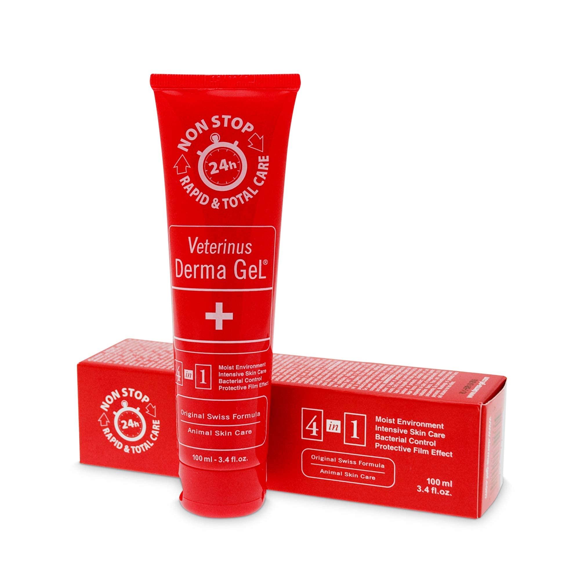 Veterinus Derma Gel - Herbal Pet Skin Care for Wounds & Healing | 100ml | Dog & Cat First Aid