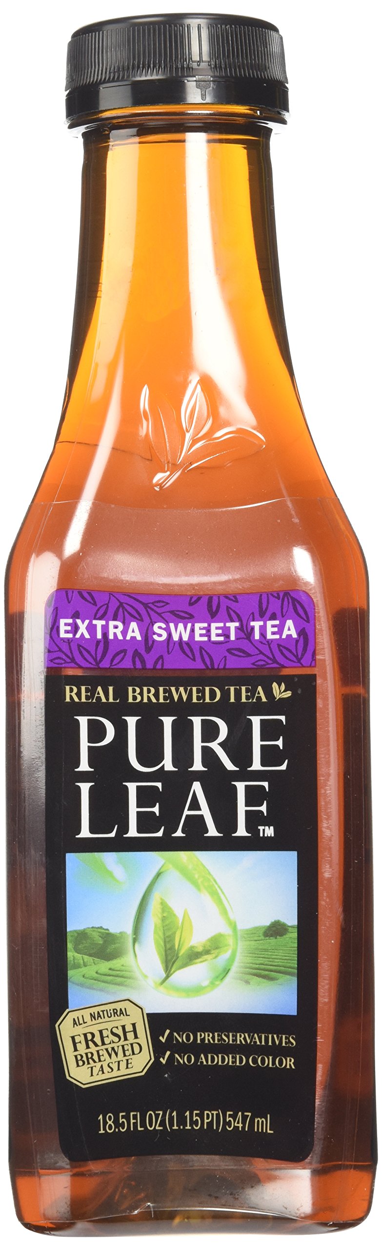 Pure Leaf Extra Sweet Iced Tea, 18.5 oz Bottles - Refreshing Sweet Tea for Summer Picnics, BBQs & Office Breaks