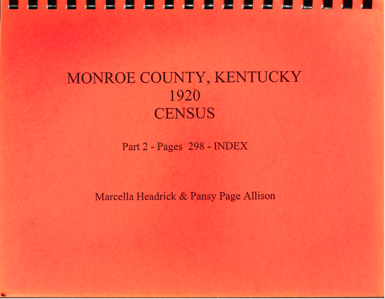 1920 Monroe County Kentucky Census Records - Part 2 | Genealogy Research & Family History Documentation for Ancestry Studies