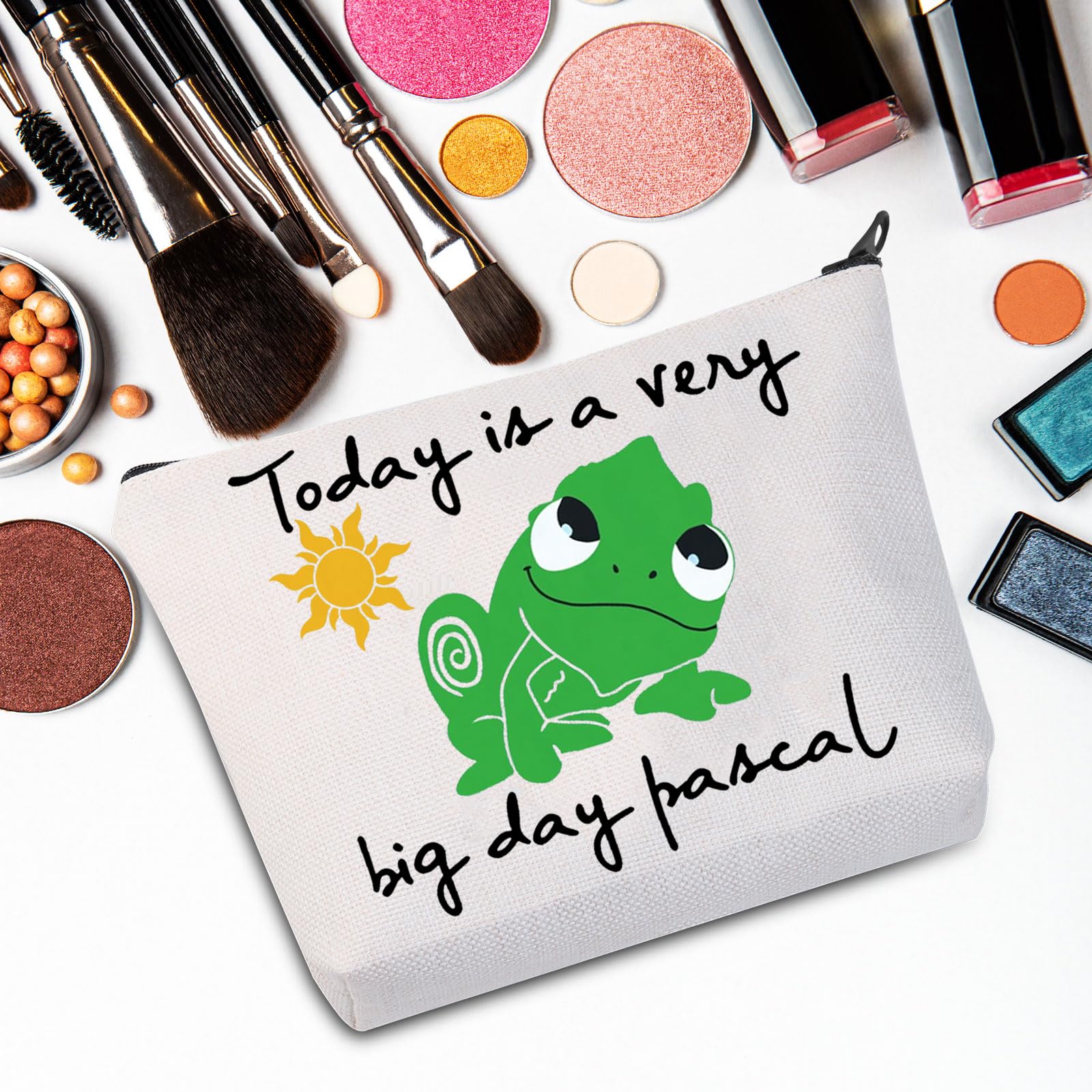 JNIAP Pascal Makeup Bag - Cute Disney-Inspired Cosmetic Pouch for Women & Girls | Perfect Gift for Birthday, Travel, or Daily Use | High-Quality Zipper Pouch for Makeup, Toiletries & Accessories