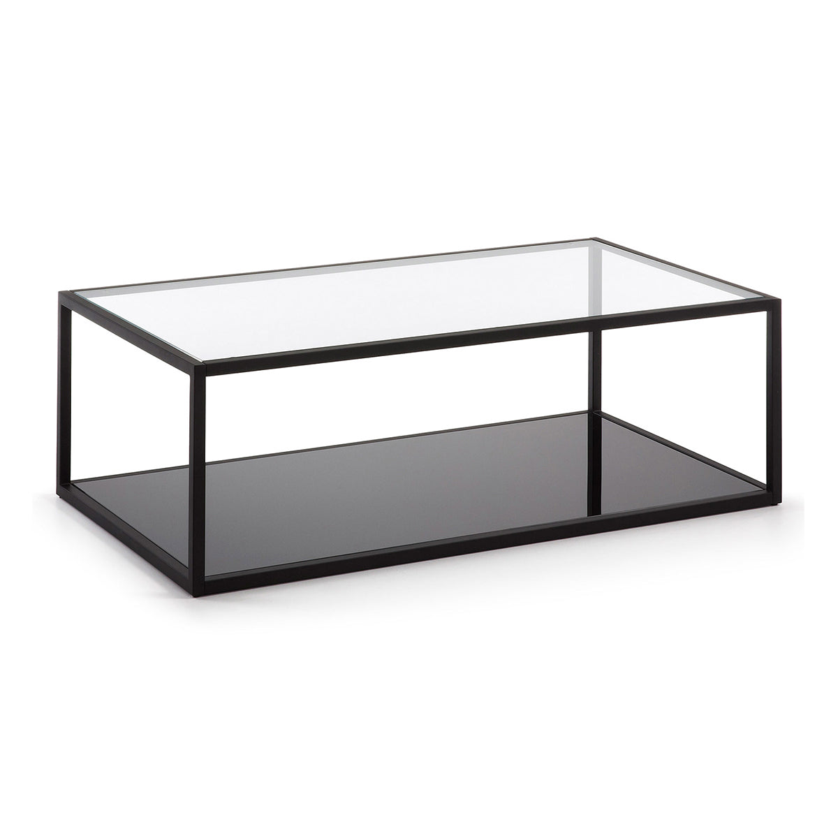 Modern Blackhill Rectangular Coffee Table - Solid Wood Living Room Furniture for Home Decor - Perfect for Small Spaces, Apartments & Cozy Living Rooms