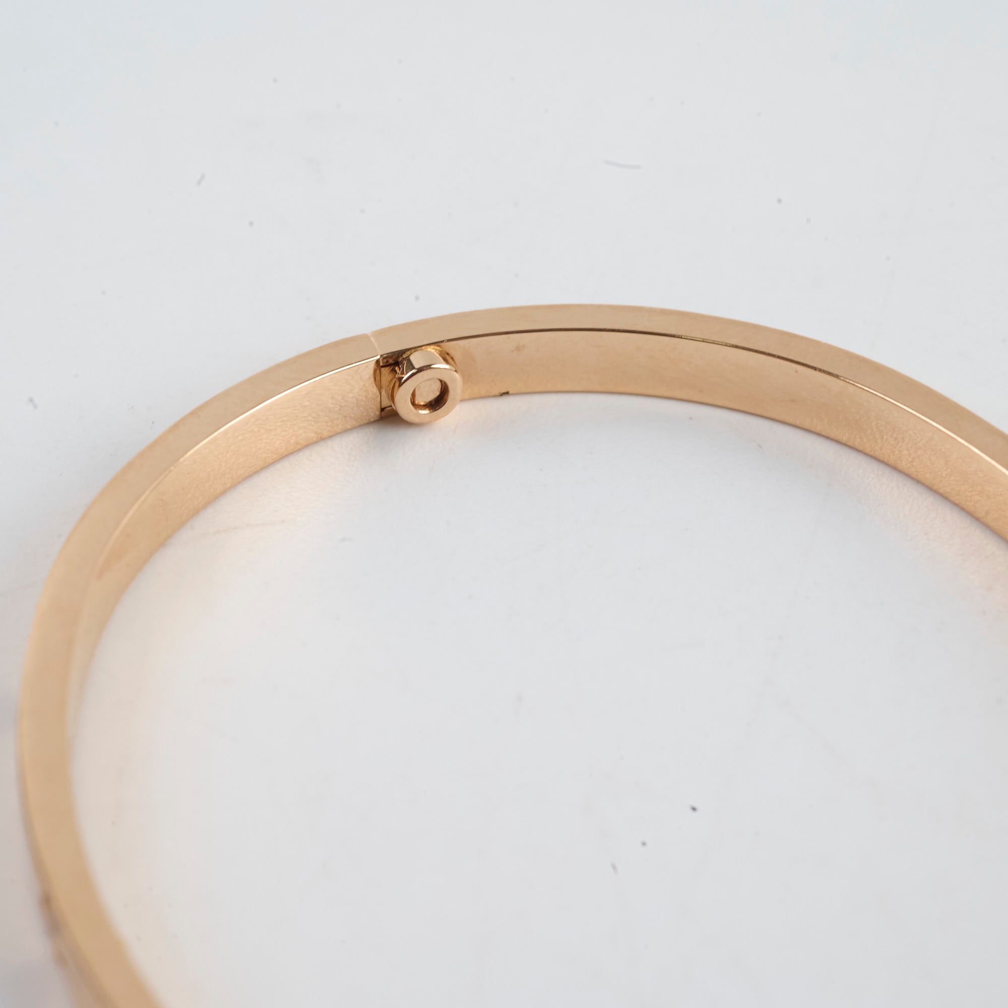 Cartier Small 10 Diamond Love Bracelet in Pink Gold - Size 16 | Luxury Jewelry for Women, Anniversary Gift, Romantic Present for Her