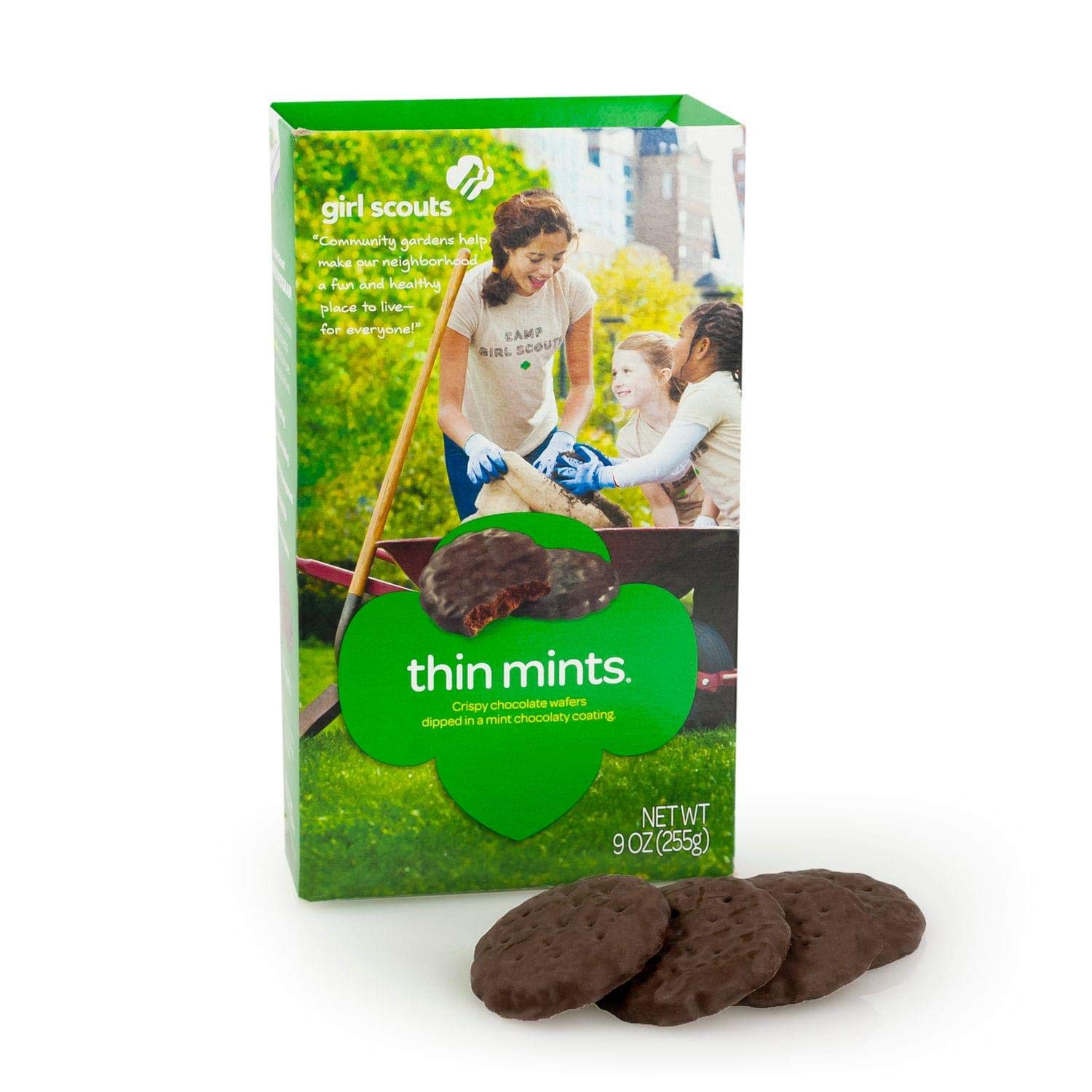 Girl Scout Thin Mints Cookies - 32 Count Box | Classic Chocolate Mint Cookies for Parties, Gifts & Snacking