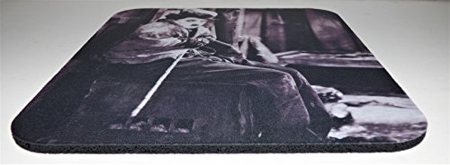 Vintage Charlie Chaplin Mouse Pad - Non-Slip Rubber Base for Computers & Laptops - Perfect for Office, Gaming & Home Use