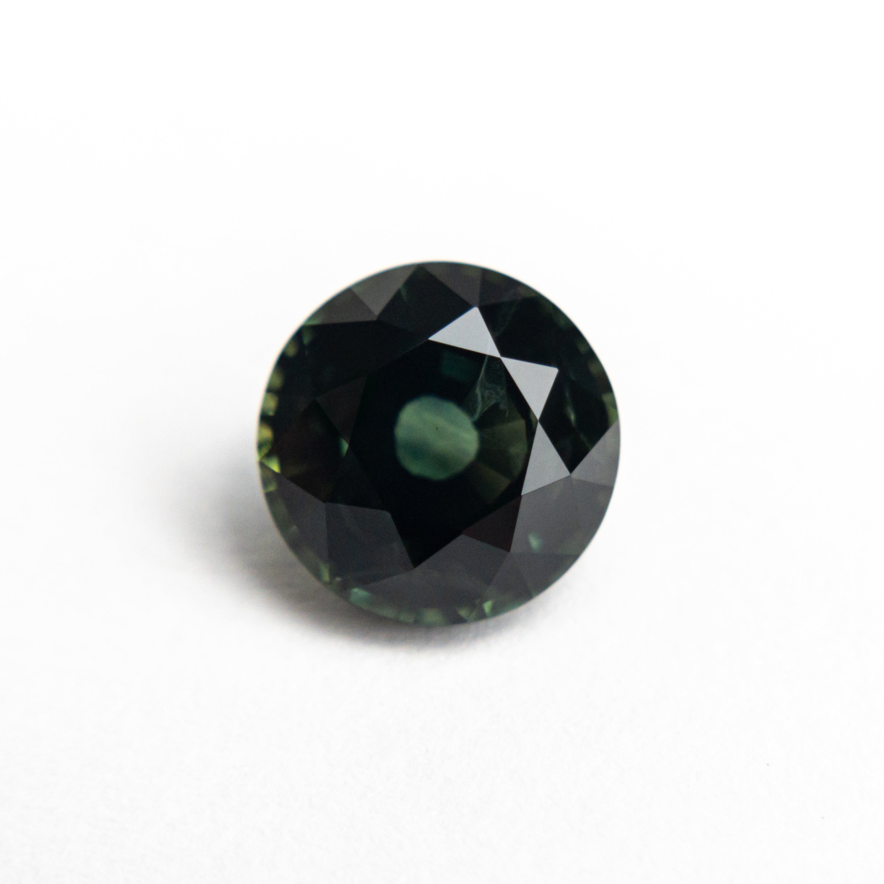 2.19ct Round Brilliant Sapphire Gemstone - 7.59x7.55x4.81mm Natural Blue Sapphire for Engagement Rings & Jewelry Making