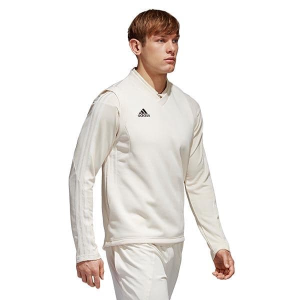 Adidas Cricket Slipover Jacket - Lightweight Breathable Sports Pullover for Men & Women - Perfect for Cricket, Running, Gym & Outdoor Activities