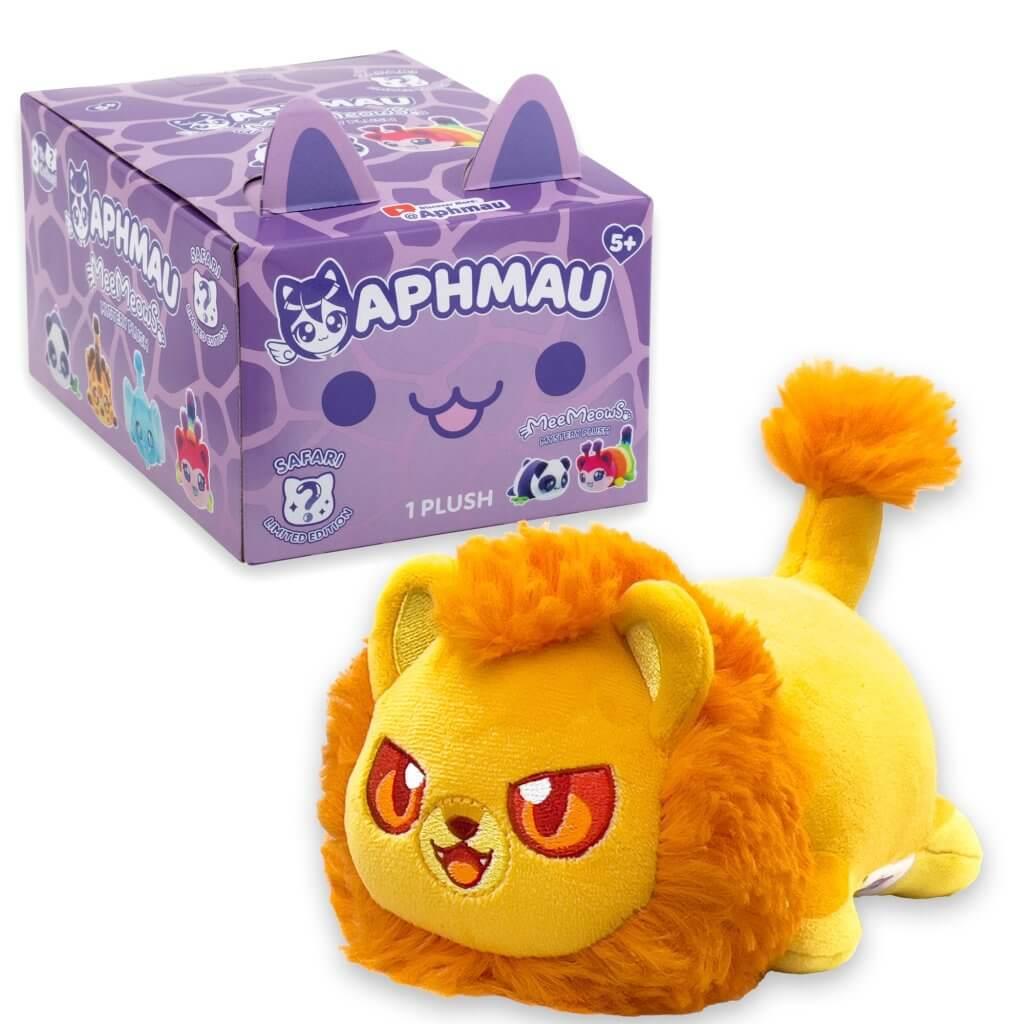 Aphmau MeeMeows 6-Piece Safari Mystery Blind Box Collection - Cute Animal Figures for Kids, Collectors & Gift Giving - Perfect for Playtime, Display & Surprise Party Favors