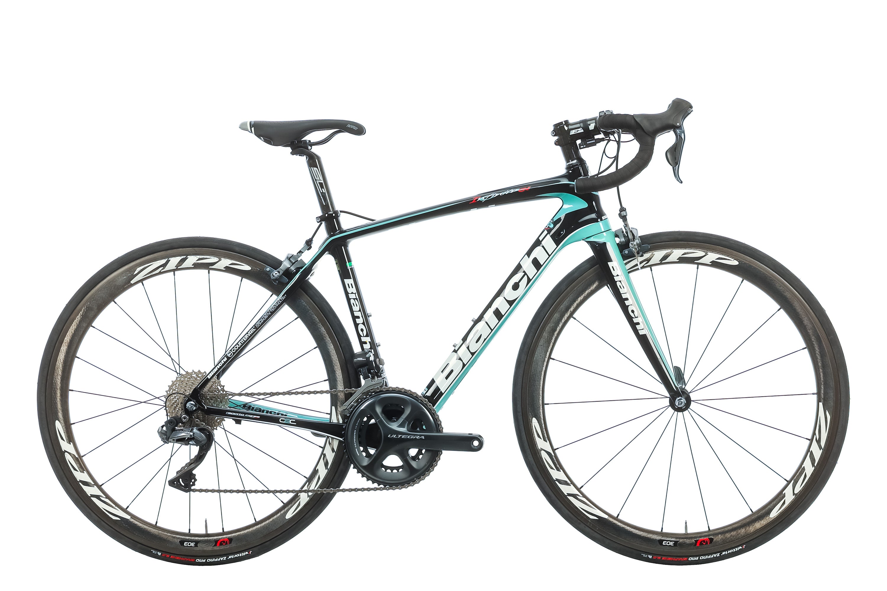Bianchi Infinito CV Ultegra Di2 Road Bike 2016 - 50cm Carbon Frame, Electronic Shifting - Perfect for Endurance Cycling & Long-Distance Rides