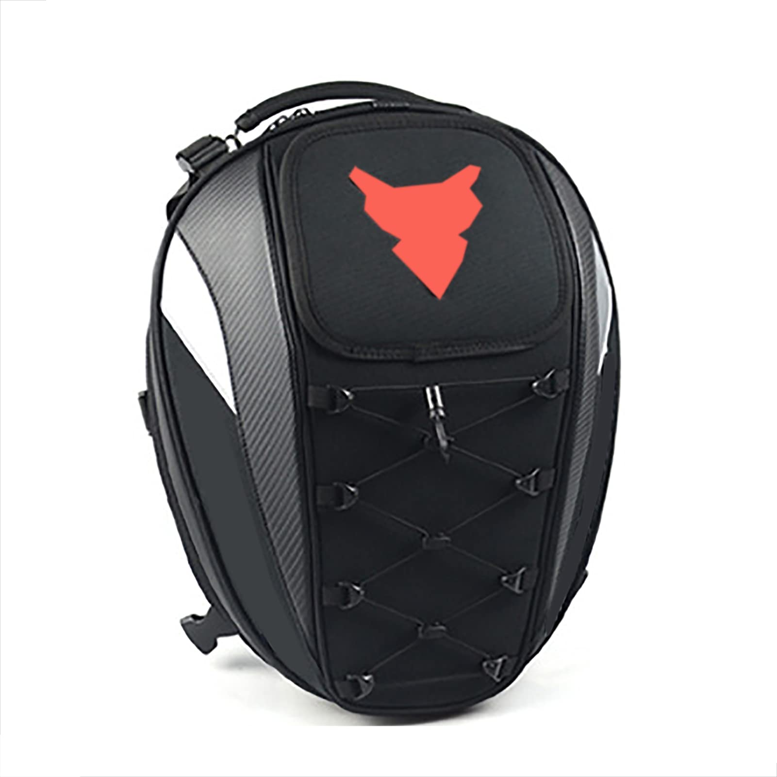 **Waterproof Motorcycle Seat Bag & Tail Bag - Durable Dual-Use Backpack for Helmet Storage | Ideal for Commuting, Road Trips & Adventure Riding**