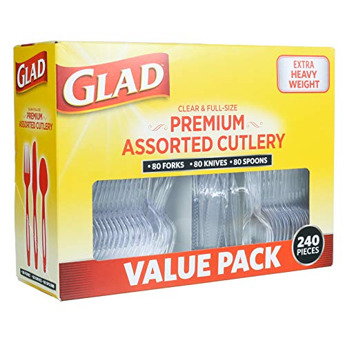 Clear Assorted Cutlery