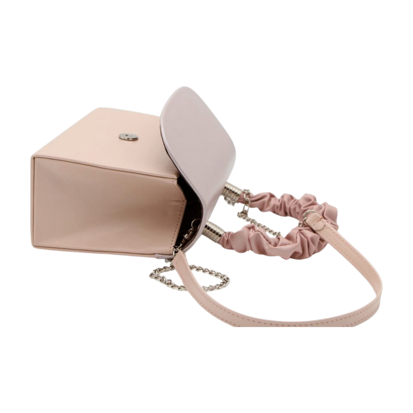 Fabucci Pearl Pink Leather Handbag for Women - Elegant & Stylish Crossbody Purse for Work, Travel & Evening Events