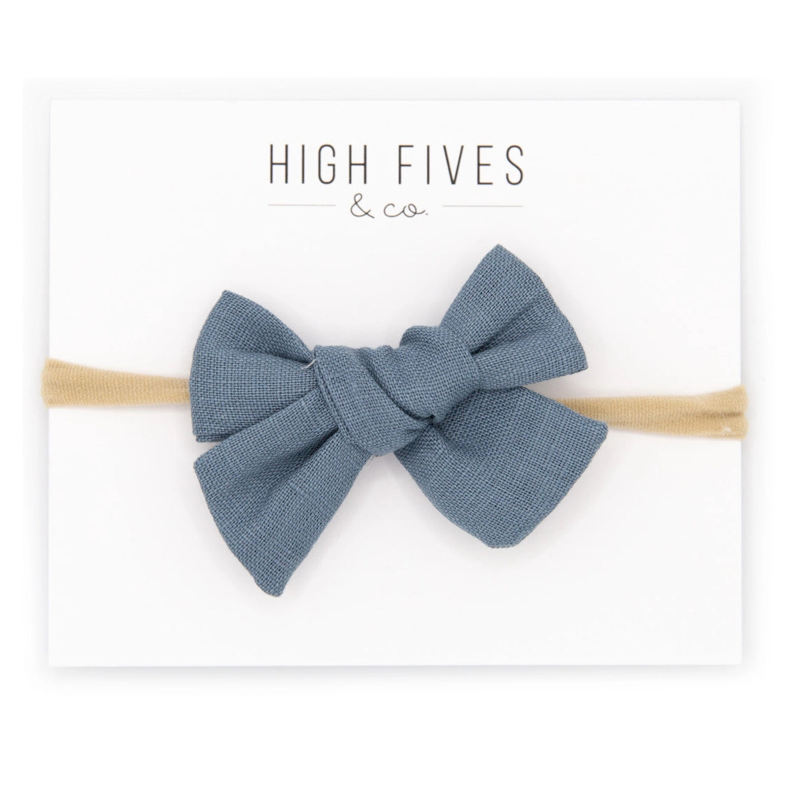 Linen Bow Nylon Headband for Women - Soft Stretch Hair Accessories for Workout, Yoga, and Everyday Style