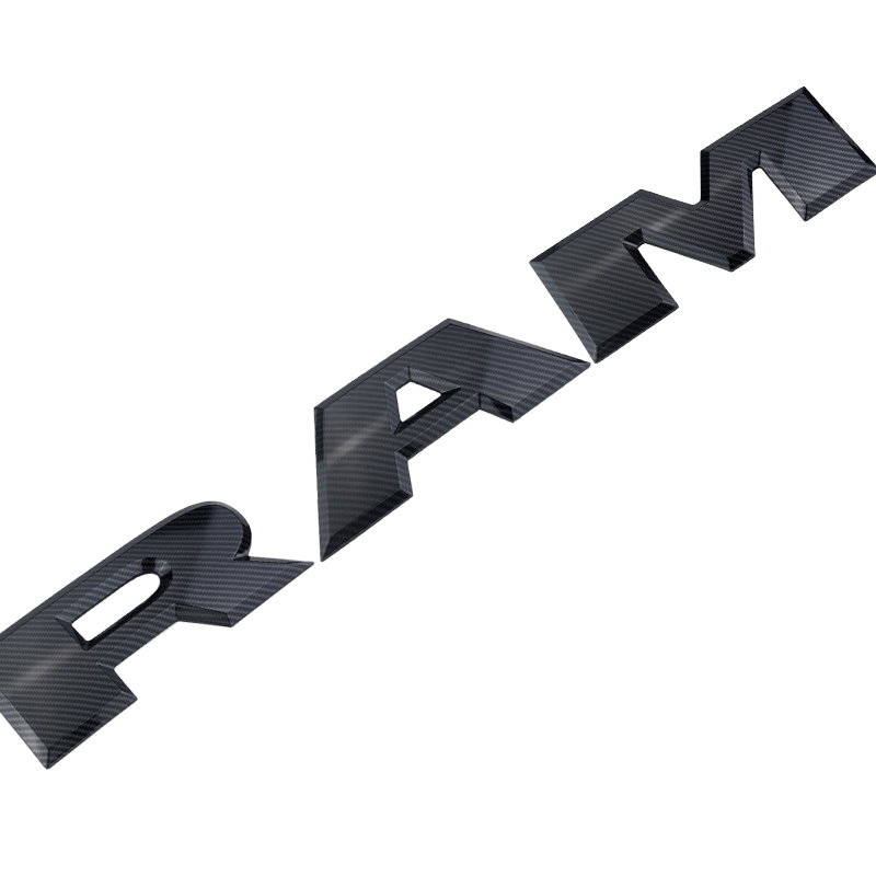 2015-2020 Ram 1500 Rear Tailgate Emblem Inserts - Custom Badge Letters for Truck Tailgate Decoration & Personalization (Perfect for Car Enthusiasts & Off-Road Adventures)