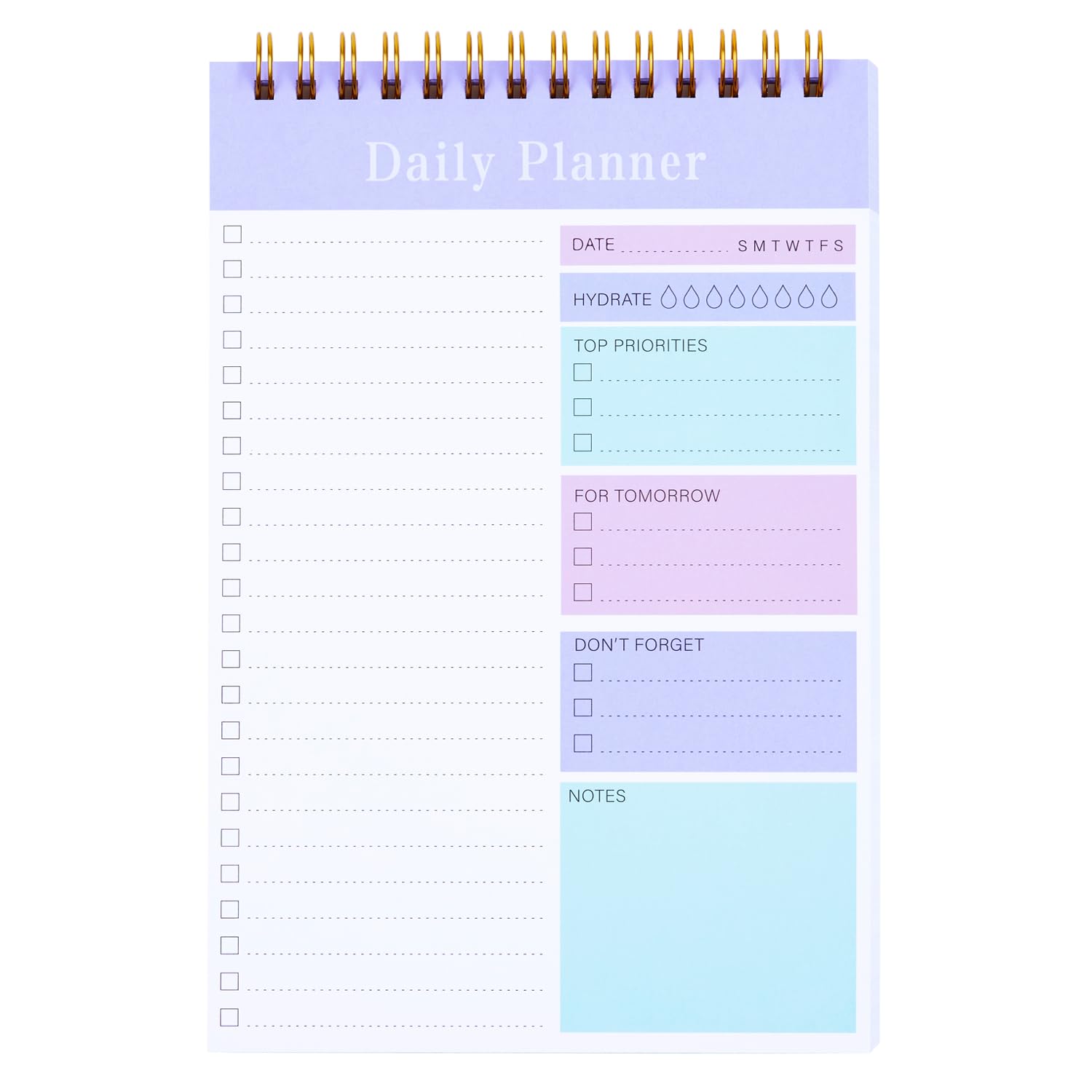 2025 Undated Daily Planner Notebook - 5.2