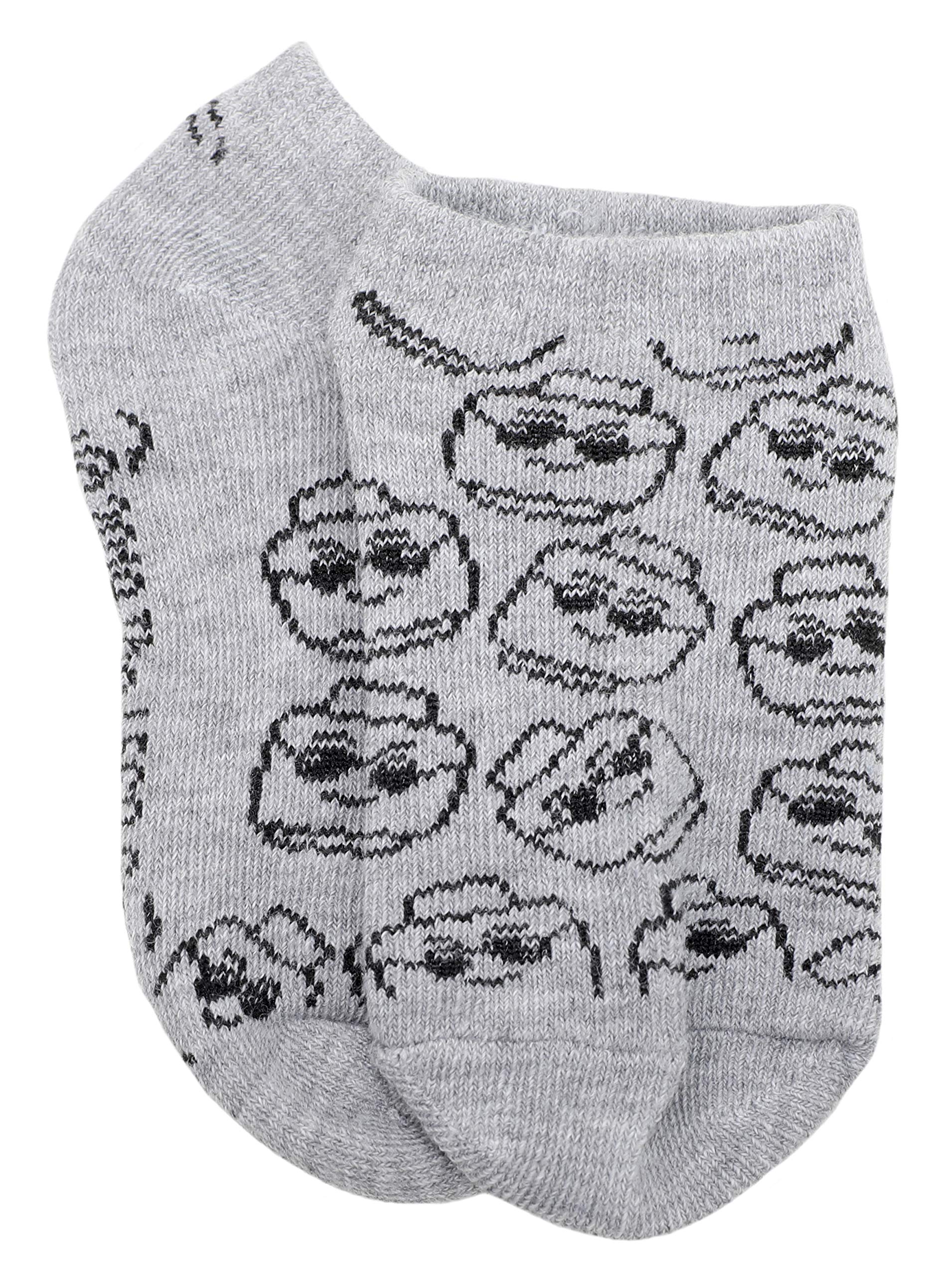 LEGO Boys' 8-Pack No-Show Character Socks - Medium (Shoe Size 9-2.5) | Fun Cartoon Socks for Kids, Teens & Adults | Perfect for School, Sports & Everyday Wear