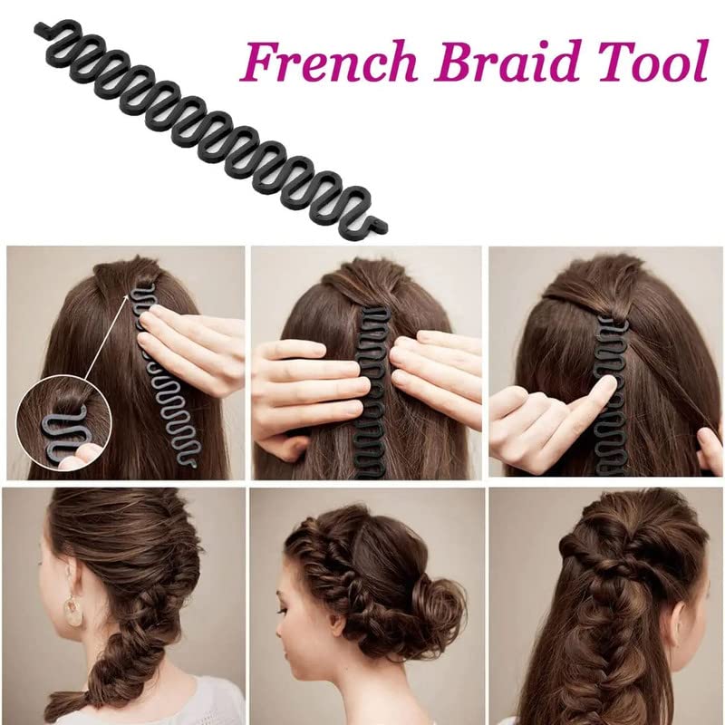 CHRONEX 6-Pack Hair Styling Tool Kit - Hair Loop Styling Tool & Ponytail Maker Accessories for Women - Perfect for Updos, Braids, and Everyday Hairstyles at Home or Salon