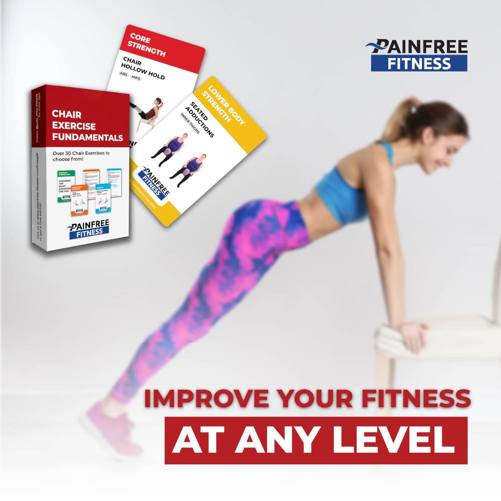 Exercise Flash Cards for Home Workouts - 50 Card Fitness Deck with Illustrated Workouts for Women & Men - Perfect for Home Gym, Travel & Office Workout Routines