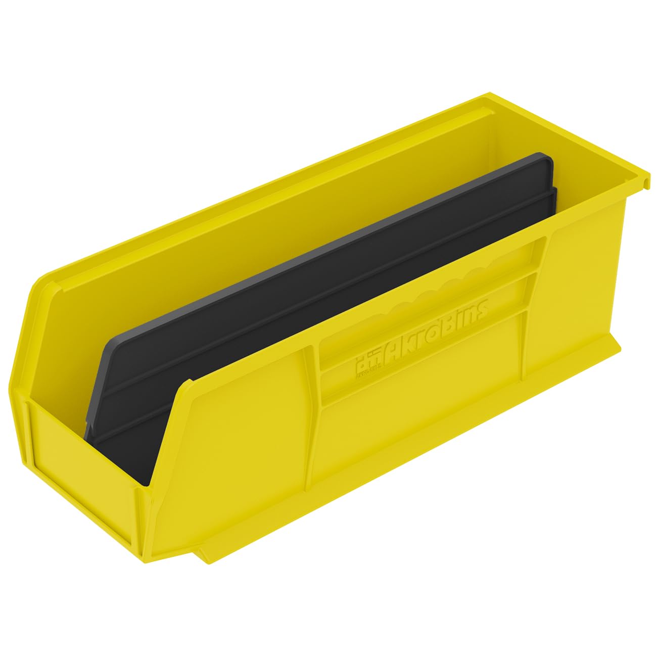 Akro-Mils 30234 AkroBins 12-Pack Yellow Plastic Storage Bins | 15
