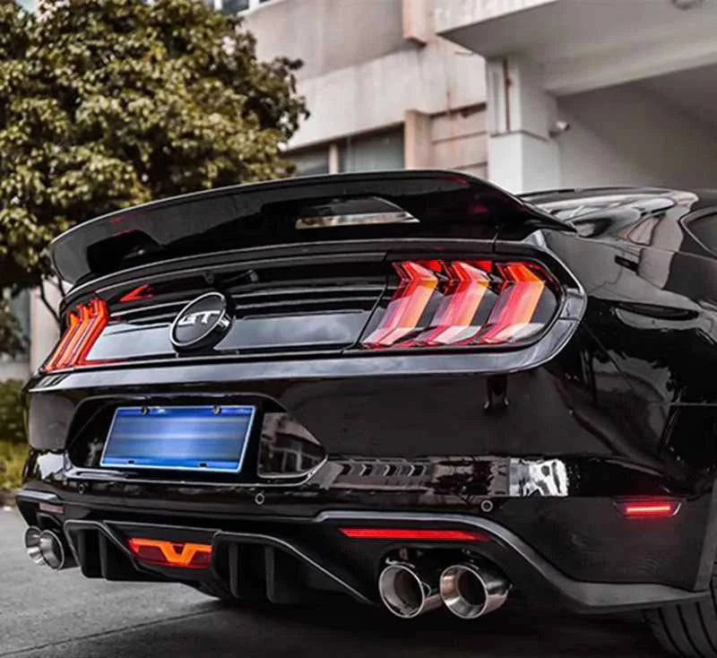 2015-2023 Ford Mustang Coupe GT500 Style ABS Spoiler Wing - High Performance Rear Spoiler for Mustang GT & V6 - Perfect for Racing & Car Shows