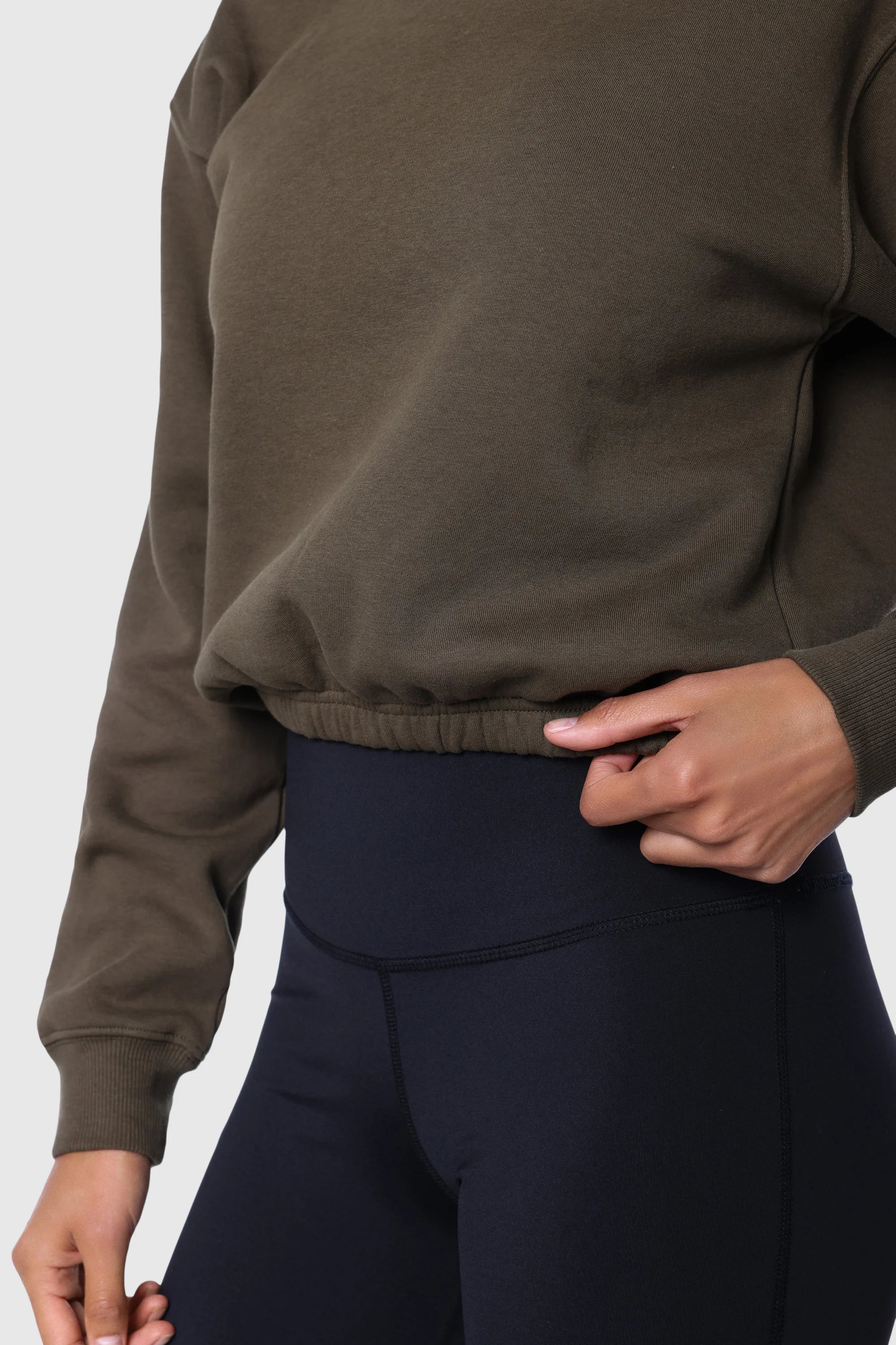 Cinch Waist Crewneck Sweater for Women - Slim Fit Turtleneck Pullover for Fall & Winter | Perfect for Office, Date Night & Casual Outfits