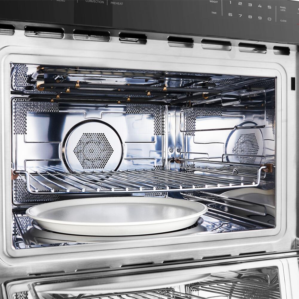 Forno 24-Inch Built-In Compact Convection Microwave Oven - 1.6 Cu. Ft. Capacity, Stainless Steel (Model FMWDR3093) - Perfect for Small Kitchens, Apartments & RVs