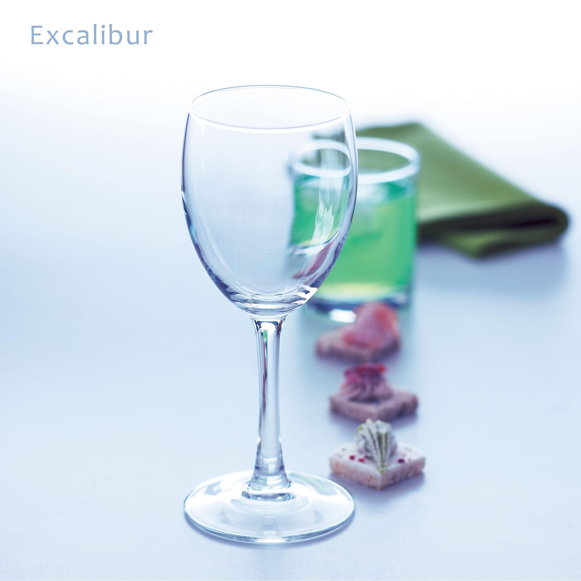 Arcoroc Cardinal Excalibur 16 oz Iced Tea Glass Set - Durable & Shatterproof for Restaurants, Bars, and Home Entertaining - Perfect for Iced Tea, Lemonade, and Cold Beverages