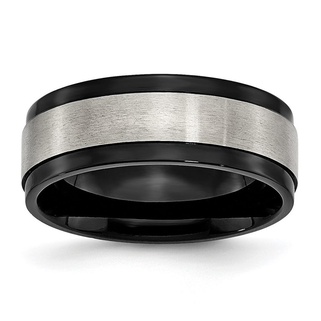 Titanium Two-Tone Band Ring for Women & Men - Stylish & Durable for Everyday Wear