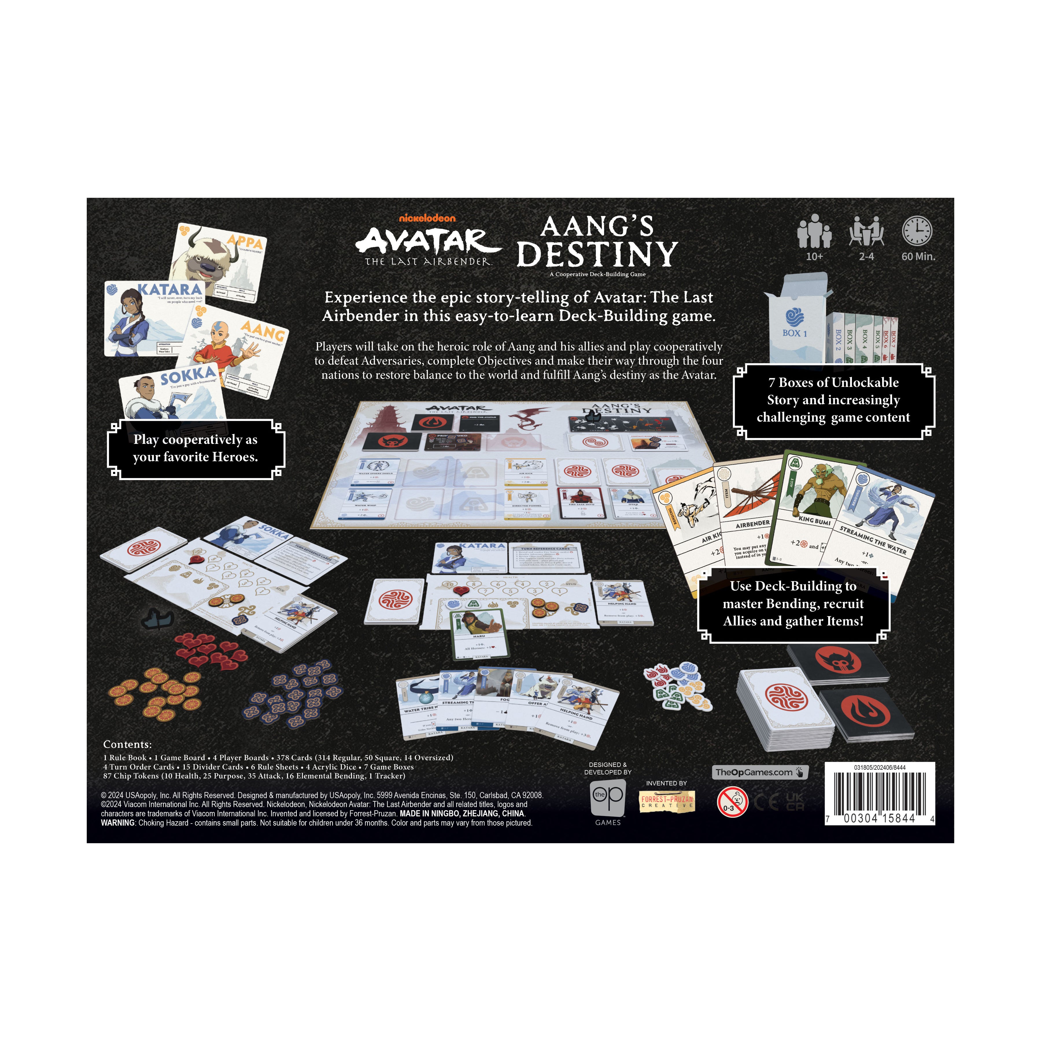 Avatar: The Last Airbender Aang's Destiny Cooperative Deck Building Game | Strategy Card Game for Teens & Adults | Perfect for Game Nights & Family Gatherings