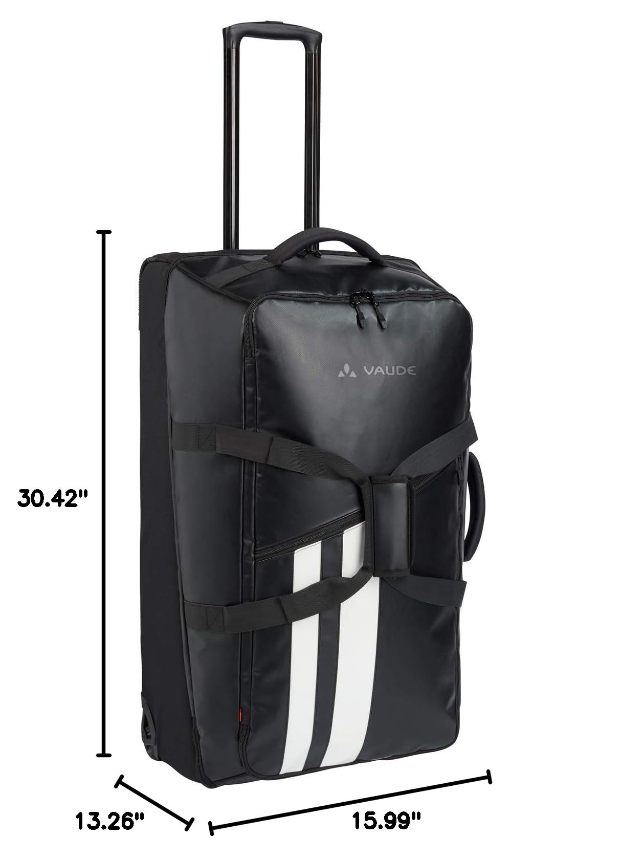 Vaude Unisex Rotuma 90 Travel Luggage - Lightweight Durable Carry-On Suitcase for Men & Women | Perfect for Air Travel, Business Trips & Weekend Getaways (Black)
