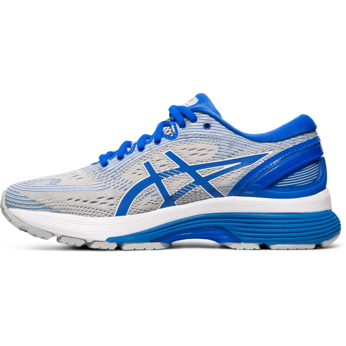 ASICS Women's Gel-Nimbus 21 Lite-Show Running Shoes - Lightweight Cushioned Sneakers for Women, Reflective Details for Night Running, Perfect for Marathon Training & Road Running