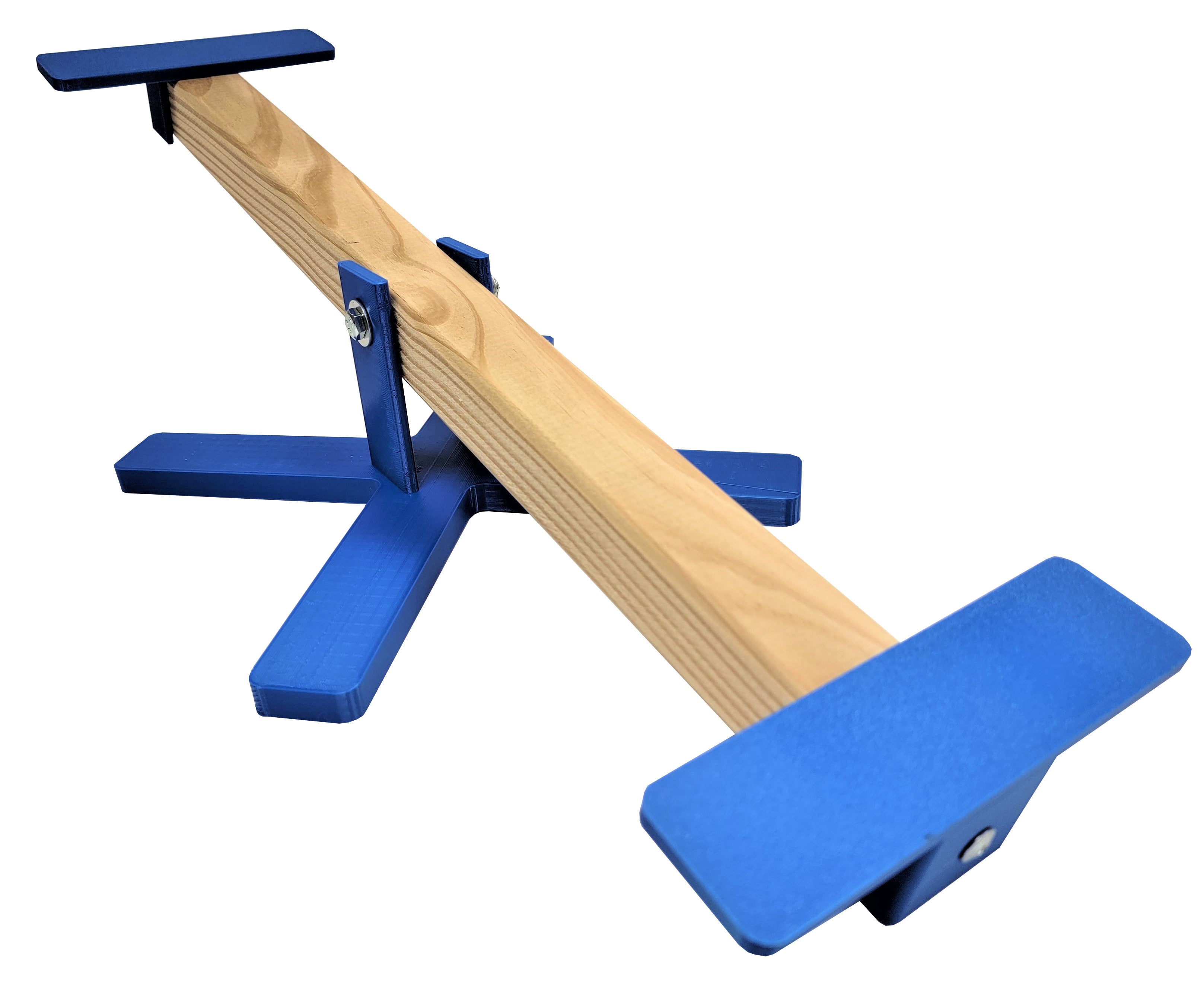 22 Inch Long Blue Chicken Teeter Totter Seesaw - Durable Poultry Perch for Backyard Hens, Ducks & Small Birds - Perfect for Coops, Farms & Outdoor Play Areas