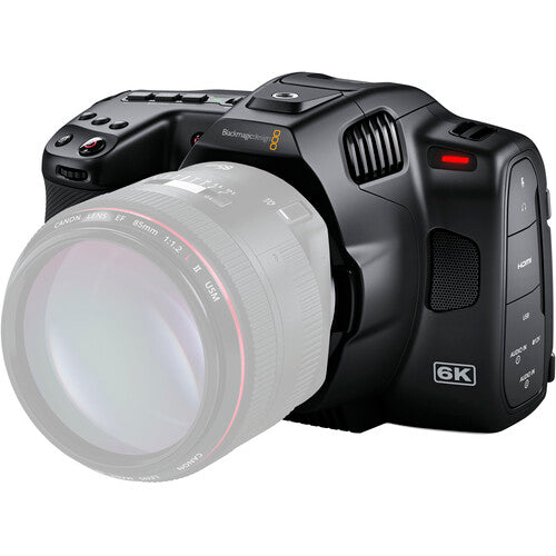 Blackmagic Design Pocket Cinema Camera 6K Pro - Canon EF Mount Digital Video Camera for Filmmaking, Vlogging & Professional Videography - Perfect for YouTube, Short Films & Studio Production